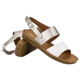 Bequeme VINCEZA Sandalen grau 1