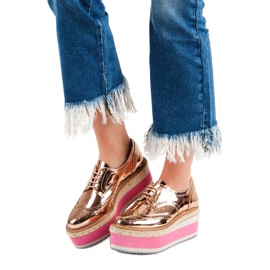 Corina Mode Keilschuhe gelb 2