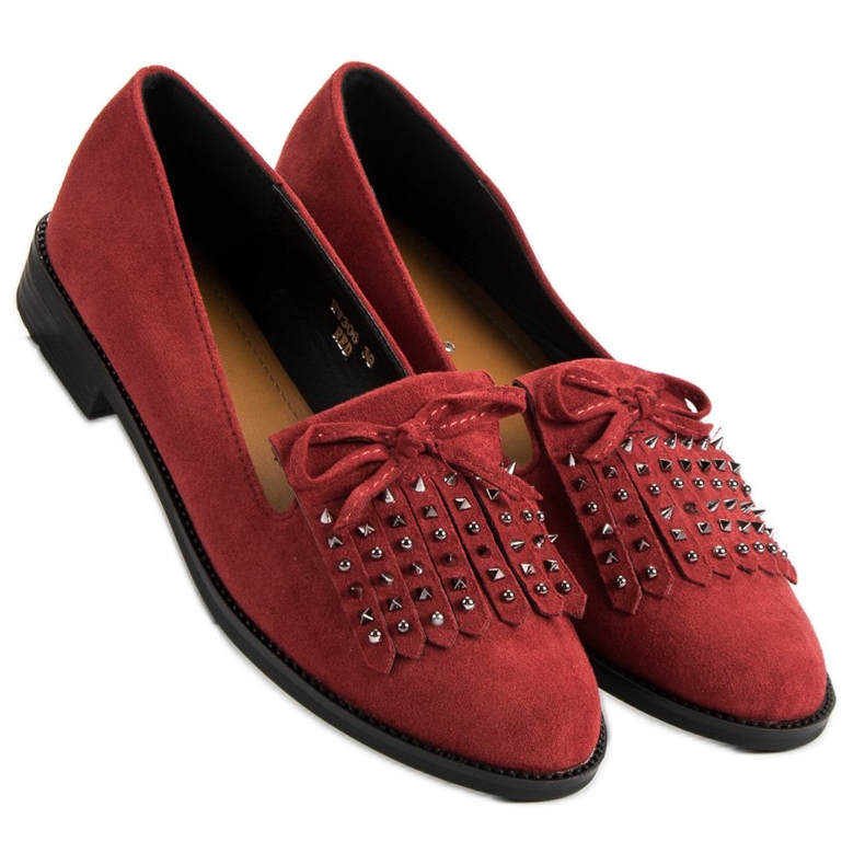Sergio Todzi Wildleder-Loafer rot 2