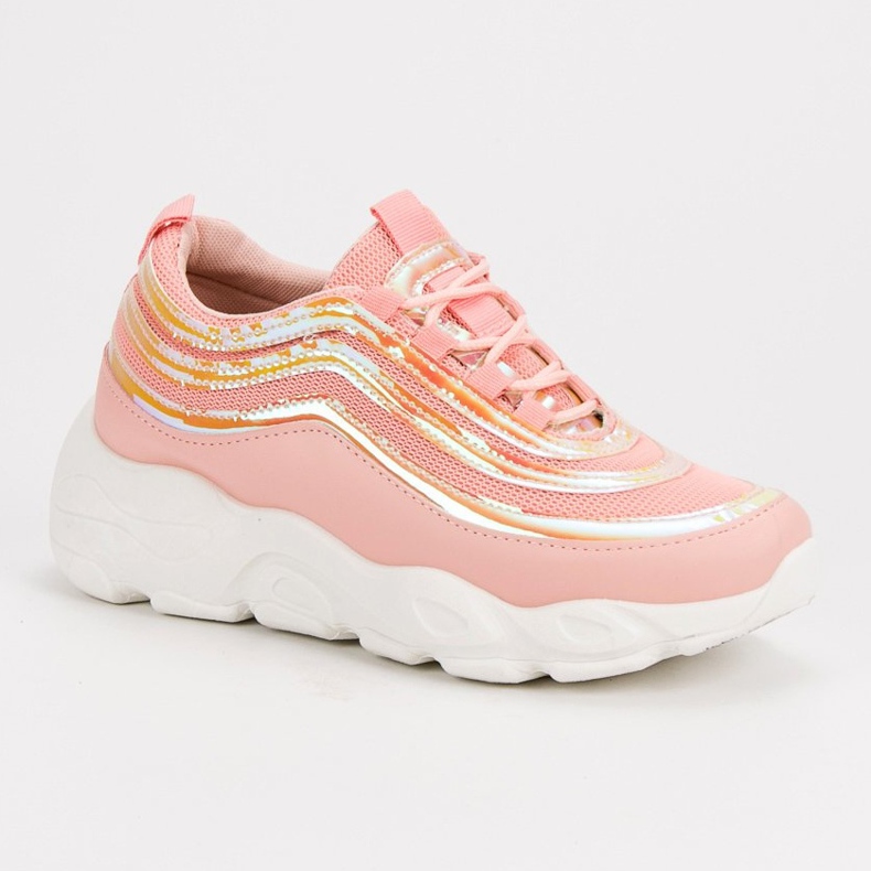 SHELOVET Leichte Sportschuhe rosa 1