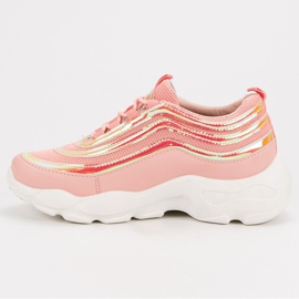 SHELOVET Leichte Sportschuhe rosa 2