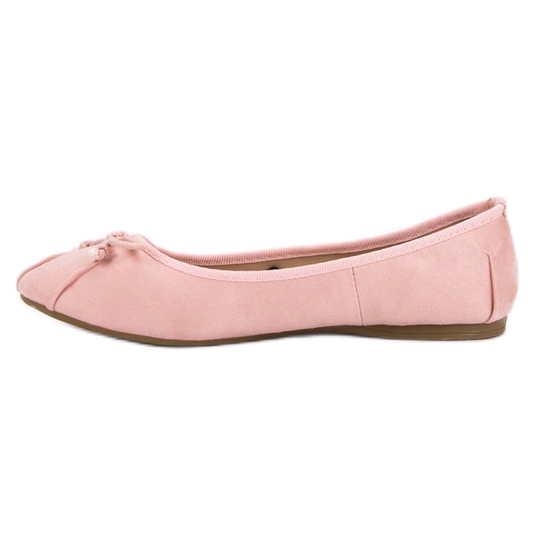Lucky Shoes Rosa gebundene Ballerinas 2
