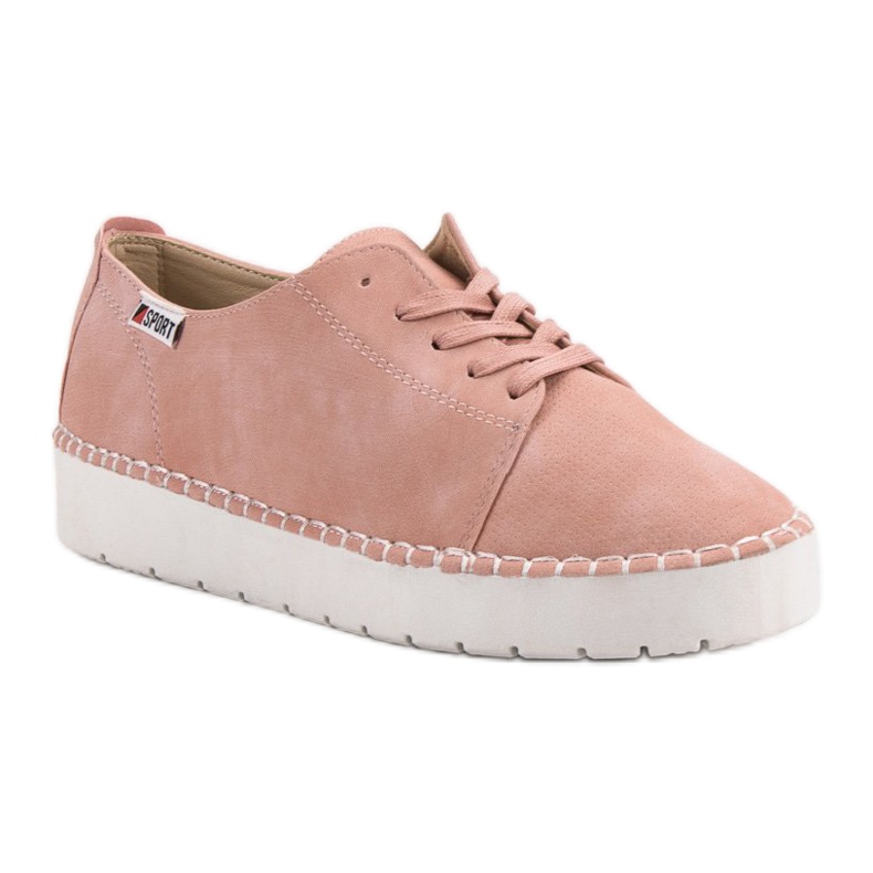 Puderfarbene Schnürschuhe VICES rosa 1