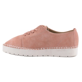 Puderfarbene Schnürschuhe VICES rosa 2