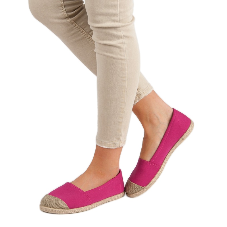 Modische rosa Espadrilles 2