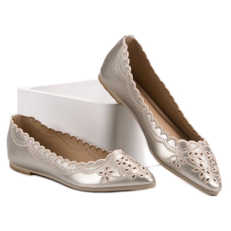 Ballerina in Spitz VICES grau 1