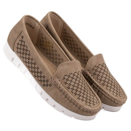 Vinceza Beige Slipper 2