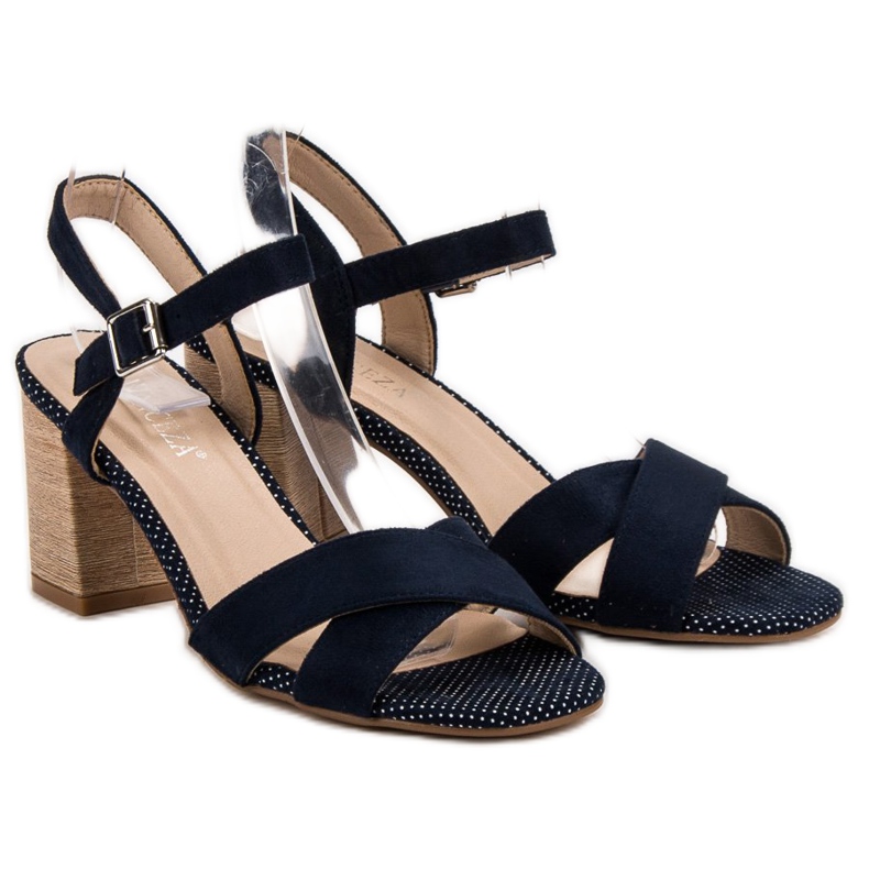 VINCEZA Sandalen blau marineblau 1