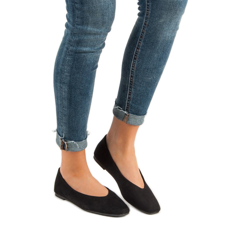 Seastar Ballerinas aus schwarzem Wildleder 2