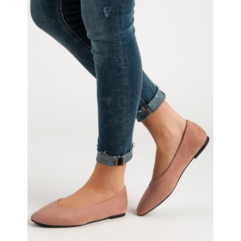 Seastar Ballerinas aus gepudertem Wildleder rosa 2