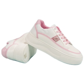 Weiße Creeper mit Glitzer 2