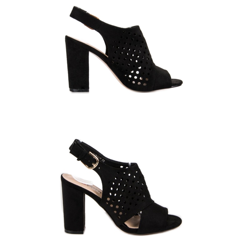 Seastar Durchbrochene Sandalen schwarz 2