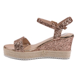 Seastar Bequeme Keilsandalen gelb 1