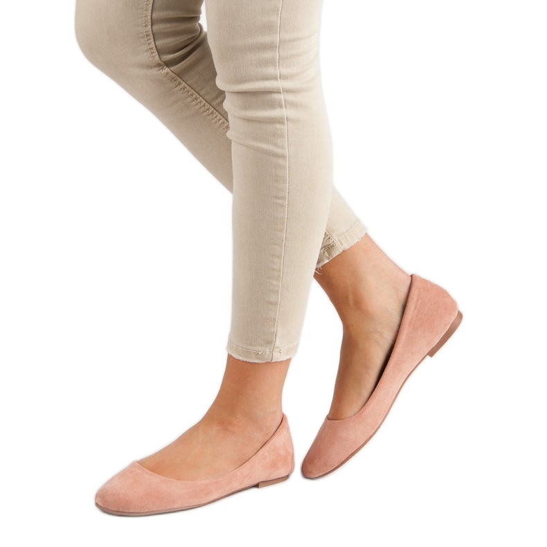 Primavera Klassische Puderballerinas rosa 2