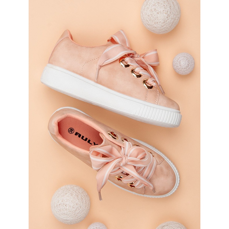 Sportschuhe mit Glitzer rosa 1