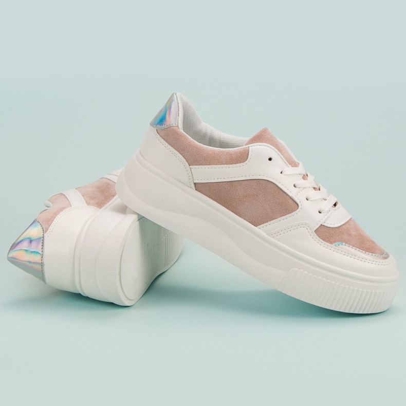 Seastar Modische Creeper weiß rosa 1