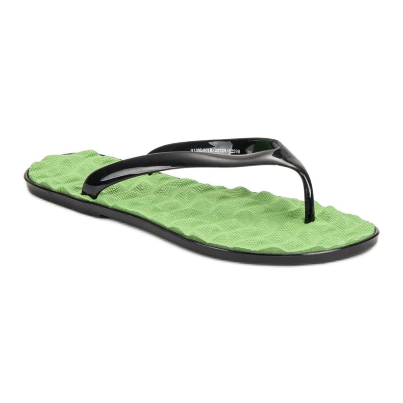 SHELOVET Flip-Flops aus Gummi grün 1