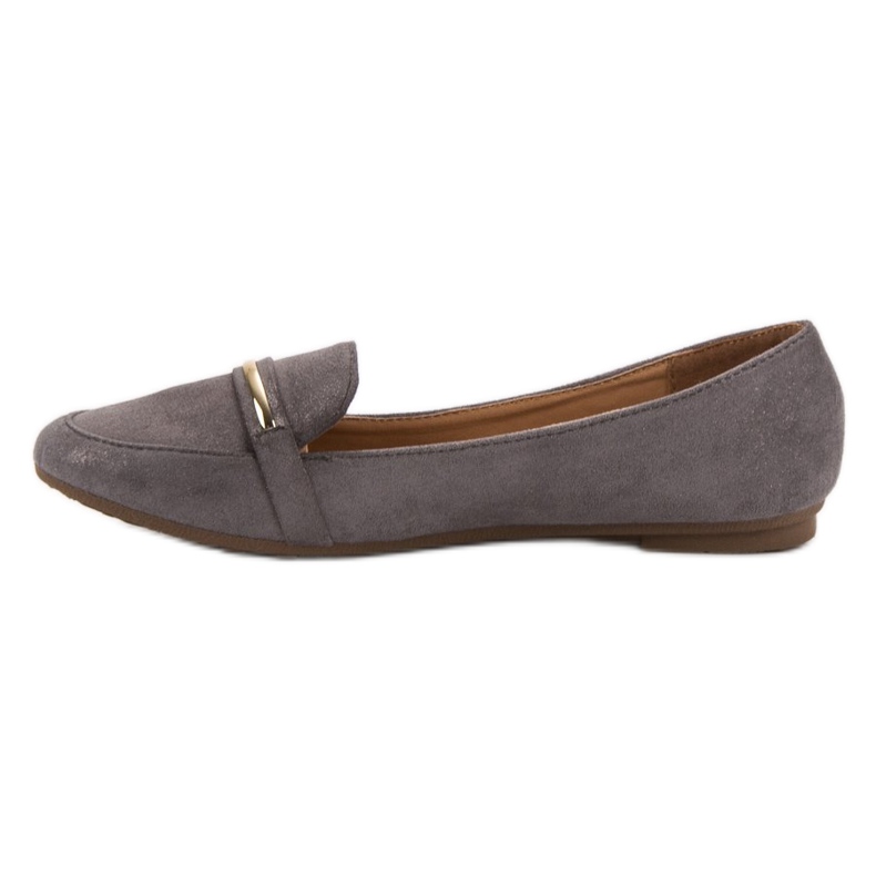 Abloom Graue Damen Slipper 1