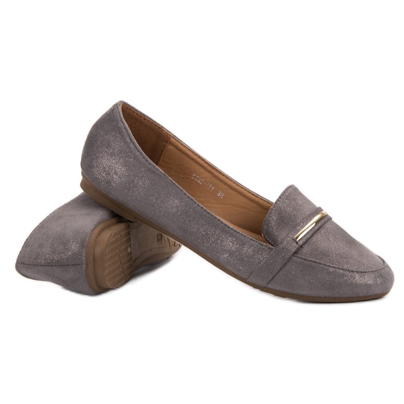 Abloom Graue Damen Slipper 2