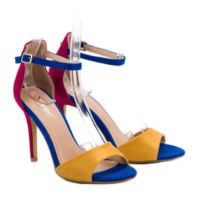 Seastar Sandalen auf einem hohen Absatz mehrfarbig 1