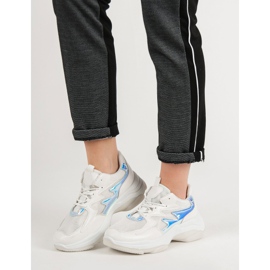 Kayla Weiße Sneaker mit Holo-Effekt 1