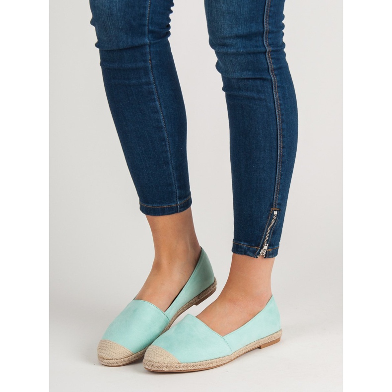 Seastar Espadrilles aus Wildleder in Mintgrün 1