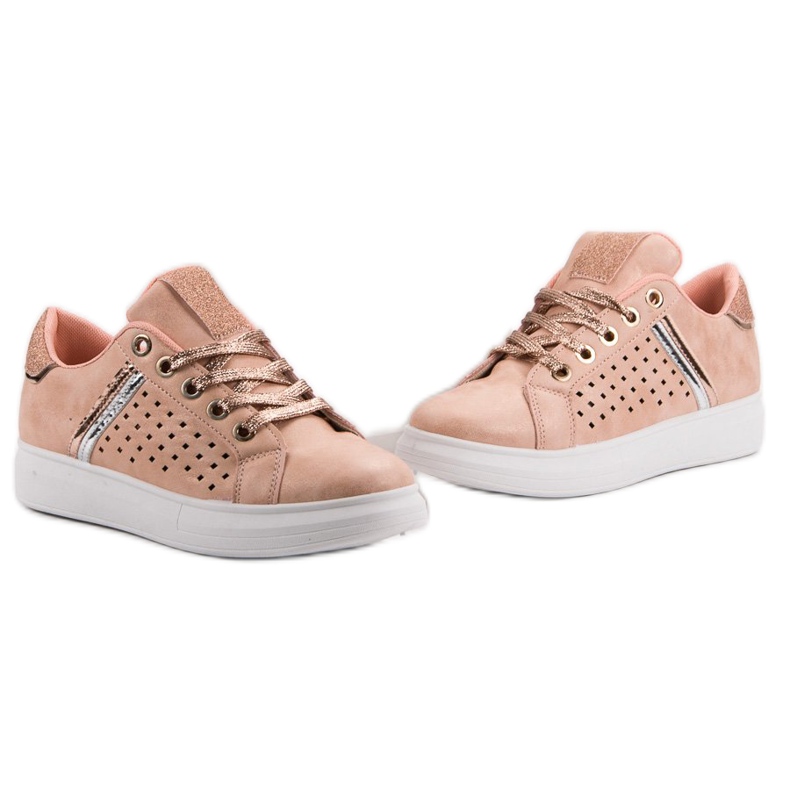 Modische Sportschuhe rosa 1