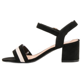 Queen Vivi Modische Sandalen mit hohen Absätzen schwarz 1