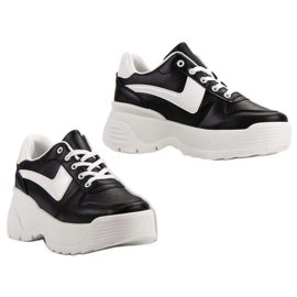 Kylie Turnschuhe auf der Plattform schwarz 2