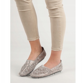 Kylie Damenschuhe aus Leder beige 1