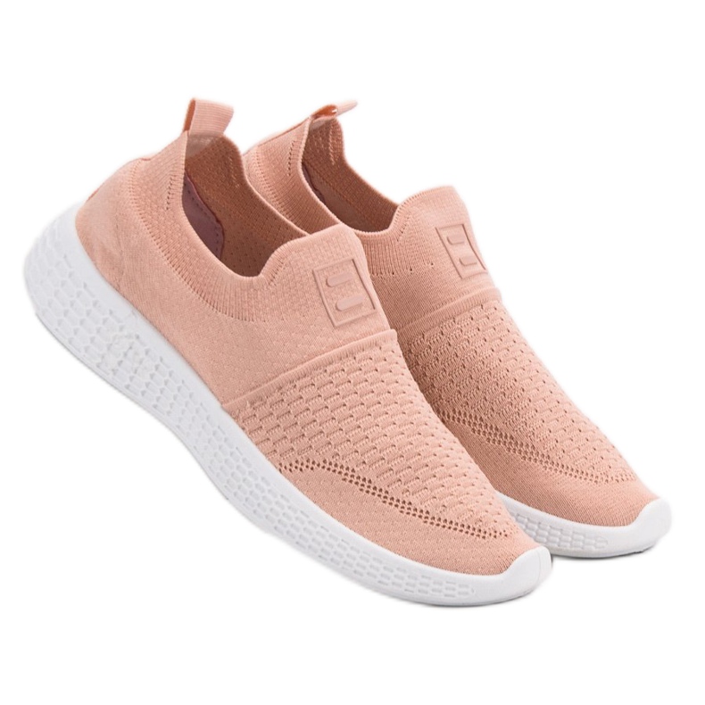 Weide Modische Textilschuhe rosa 2