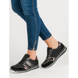 SHELOVET Sportschuhe zum Schnüren schwarz 2