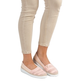 SHELOVET Textil-Espadrilles rosa 2