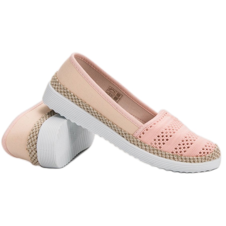 SHELOVET Textil-Espadrilles rosa 1