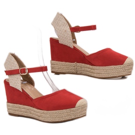 Seastar Espadrilles auf der Plattform rot 1