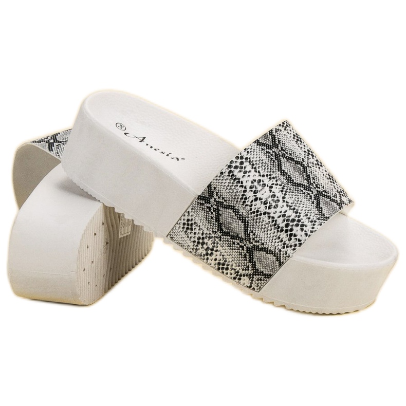 Anesia Paris Hausschuhe auf der Plattform mehrfarbig 1