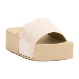 Anesia Paris Wildlederhausschuhe auf der Plattform braun 1