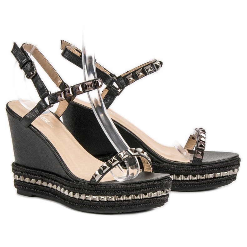 BIG DREAMS Rock-Keilsandalen schwarz 1