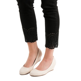 Small Swan Keilpumpen braun 2