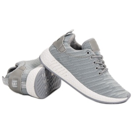 SHELOVET Modische Textilschuhe grau 1