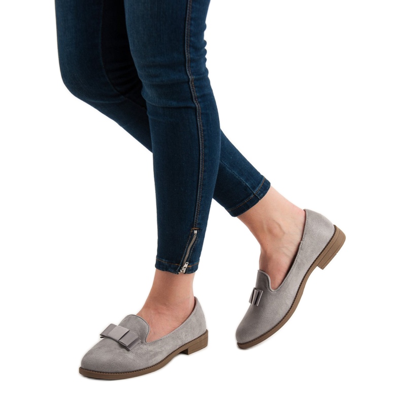 Comer Wildleder Herren grau 2