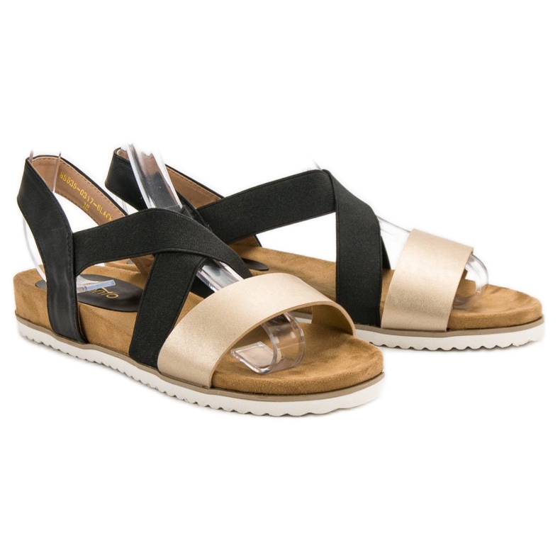 Evento Slip-On-Sandalen für Damen schwarz 1