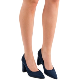 Anesia Paris Marineblaue Pumps navy blau 2