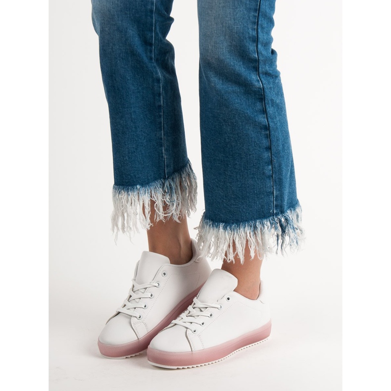 SHELOVET Bequeme Sportschuhe weiß 2