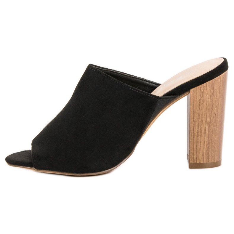 Kayla Eingebaute Sandalen mit hohen Absätzen schwarz 1