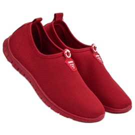 SHELOVET Rote Slip-On-Sneakers 2
