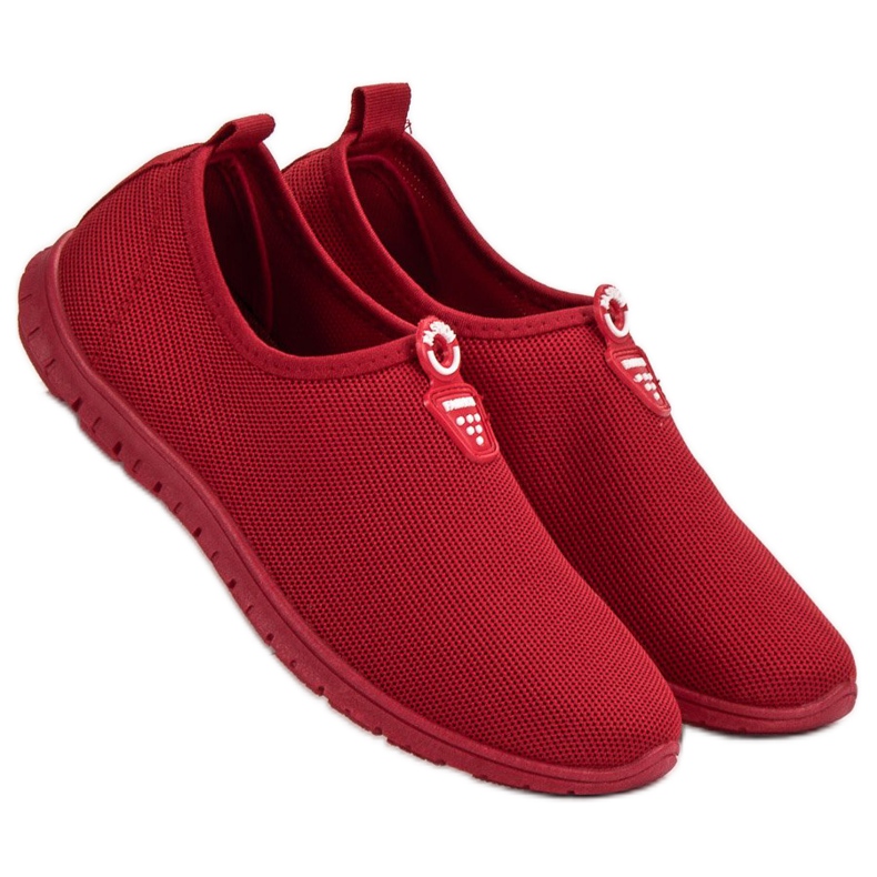 SHELOVET Rote Slip-On-Sneakers 2
