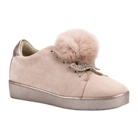 Lucky Shoes Sportschuhe aus Wildleder braun 1