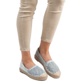 VICES Wildleder-Espadrilles blau 1