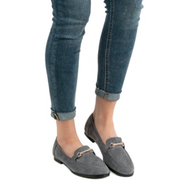 Balada Graue Wildleder-Loafer 1